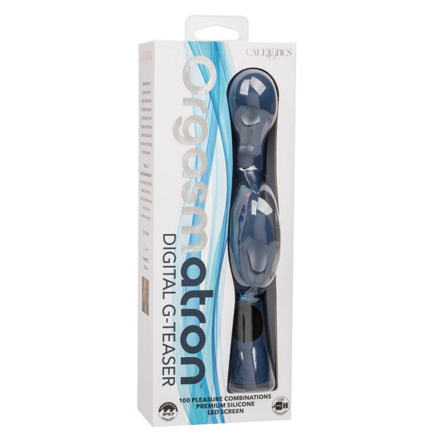 Orgasmatron Digital G-Teaser Dual Massager in Navy Blue with 100 Pleasure Combinations and LED Screen > Vibrators > Ladies > Rabbit Multi
