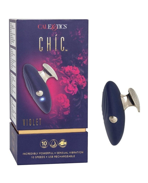Chic Violet Handheld Massager in Deep Violet with 10 Vibration Speeds and USB Rechargeable Waterproof Design Default Title VIBRATORS