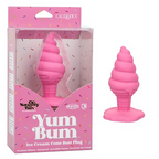 Naughty Bits Pink Ice Cream Cone Butt Plug - 3.75" x 1.75" > Anal Range > Butt Plugs