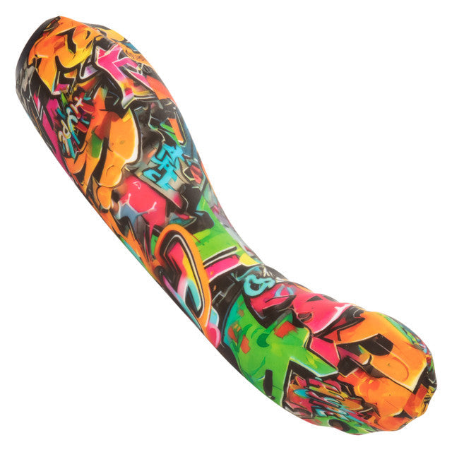Hype Ridg'd G Colorful Graffiti Silicone G-Spot Vibrator Waterproof > Sex Toys For Ladies > G-Spot Vibrators