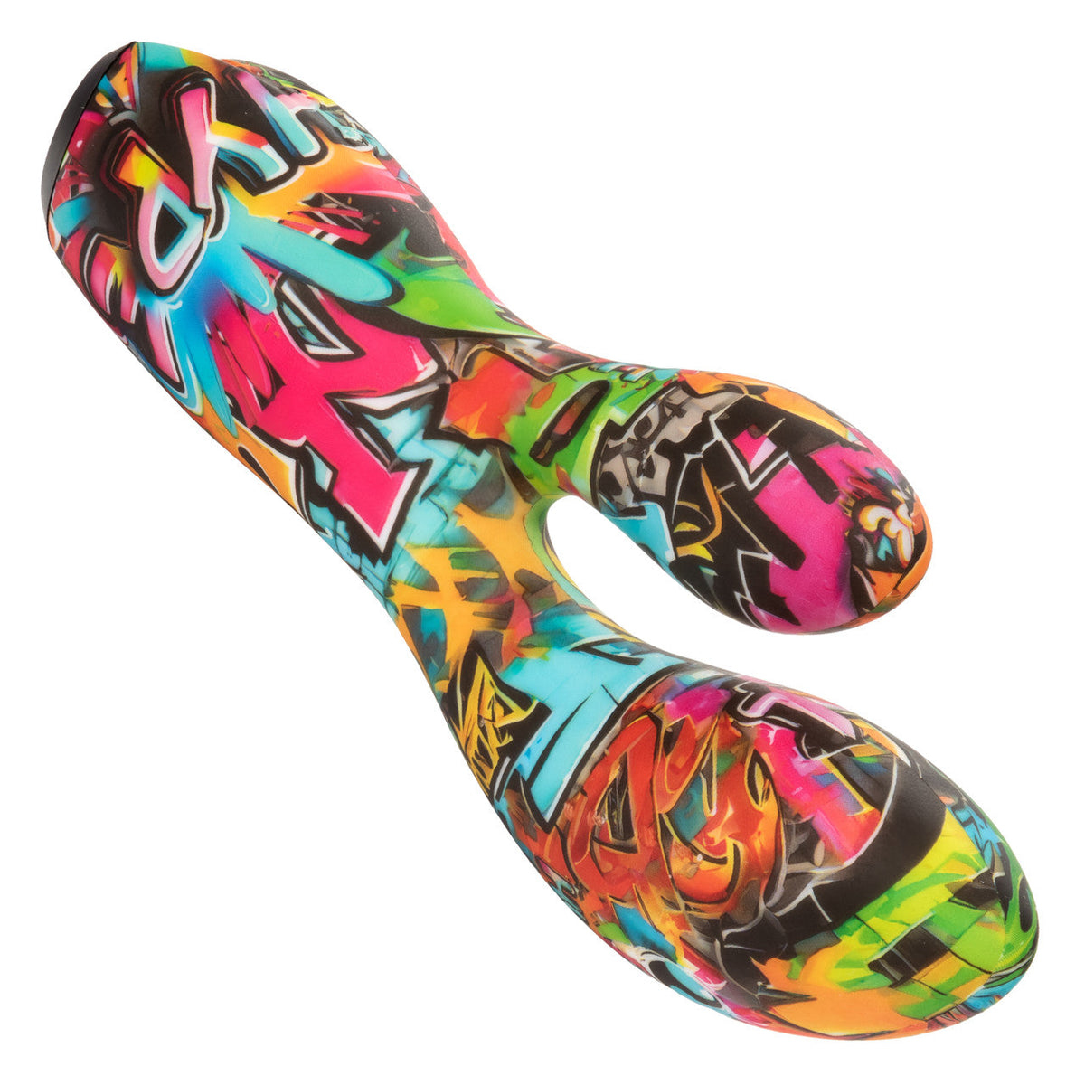 Hype Dual Stim 7.2 Inch Waterproof Silicone Graffiti Massager > Vibrators > Ladies > Rabbit