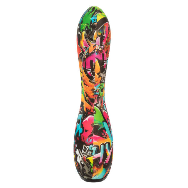 Hype Dual Stim 7.2 Inch Waterproof Silicone Graffiti Massager > Vibrators > Ladies > Rabbit