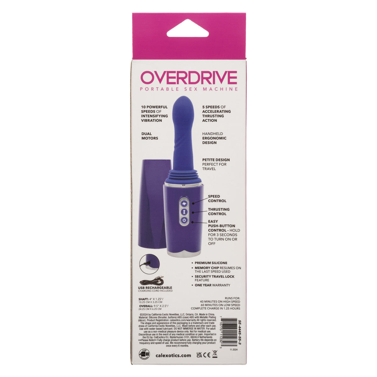 Overdrive On-The-Go – Portable Travel Thruster Sex Machine > Sex Toys > Sex Machines