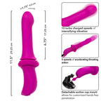 Overdrive Remote Control Sex Machine Smooth Thruster in Purple (6.75 inches) > Dildos > Thrusting Dildos