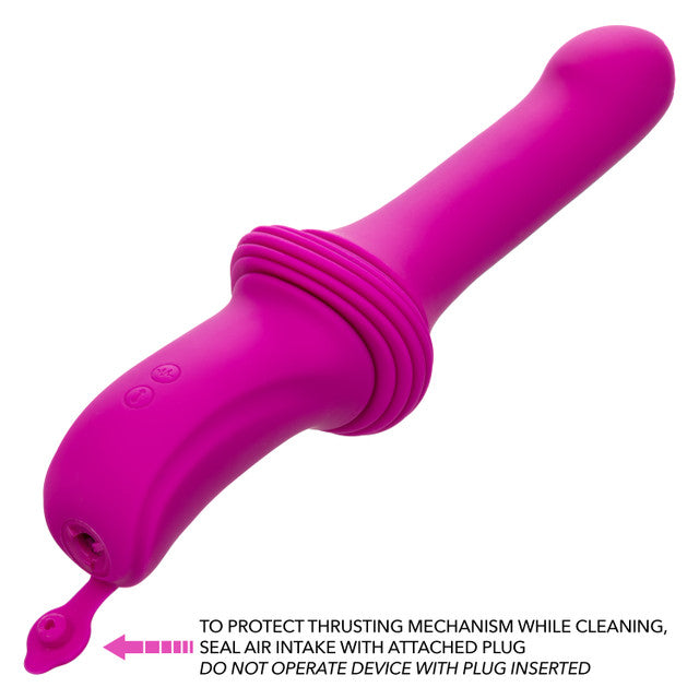 Overdrive Remote Control Sex Machine Smooth Thruster in Purple (6.75 inches) > Dildos > Thrusting Dildos