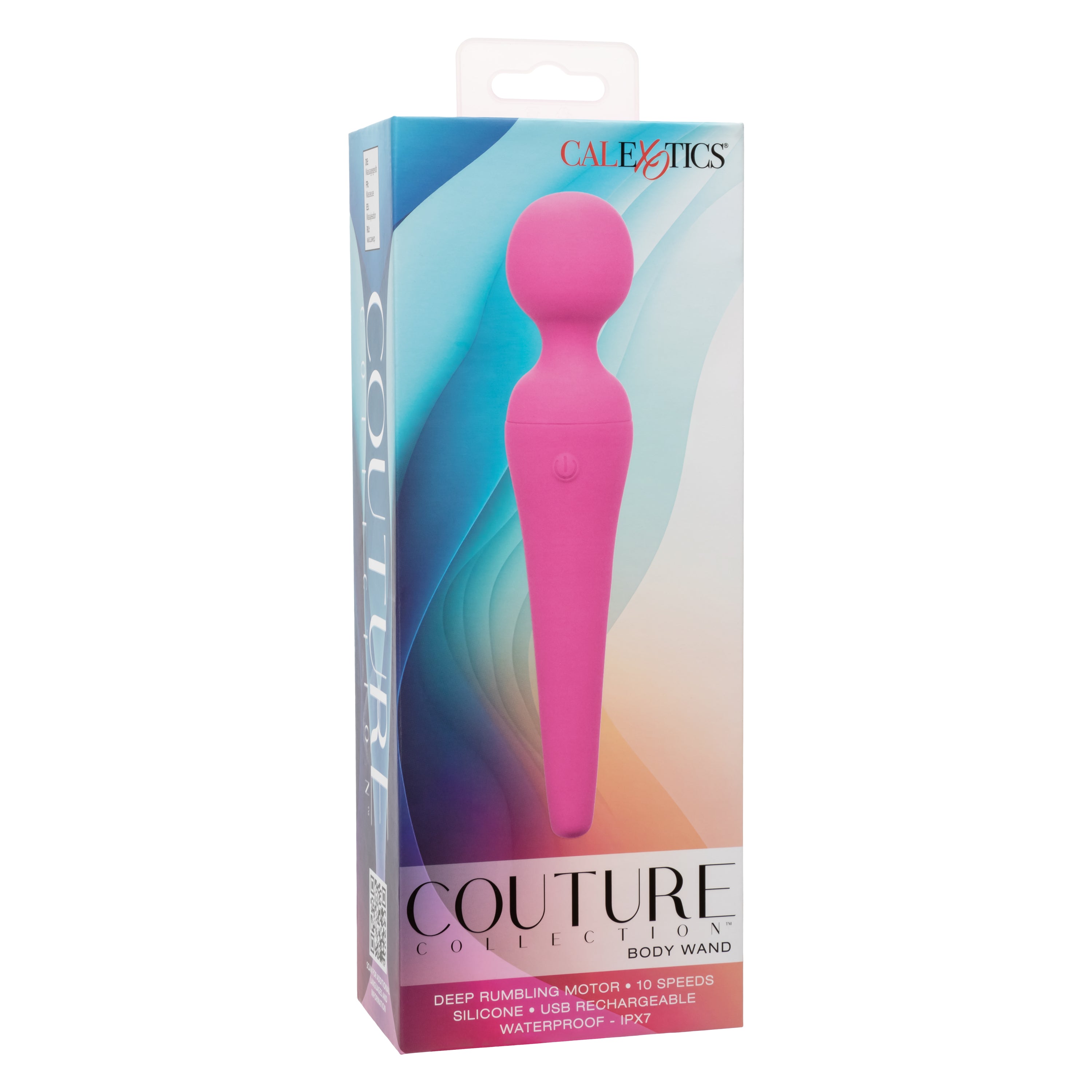 Couture Collection™ Body Wand Pink Silicone USB Rechargeable Waterproof Massager Default Title Electric Massager