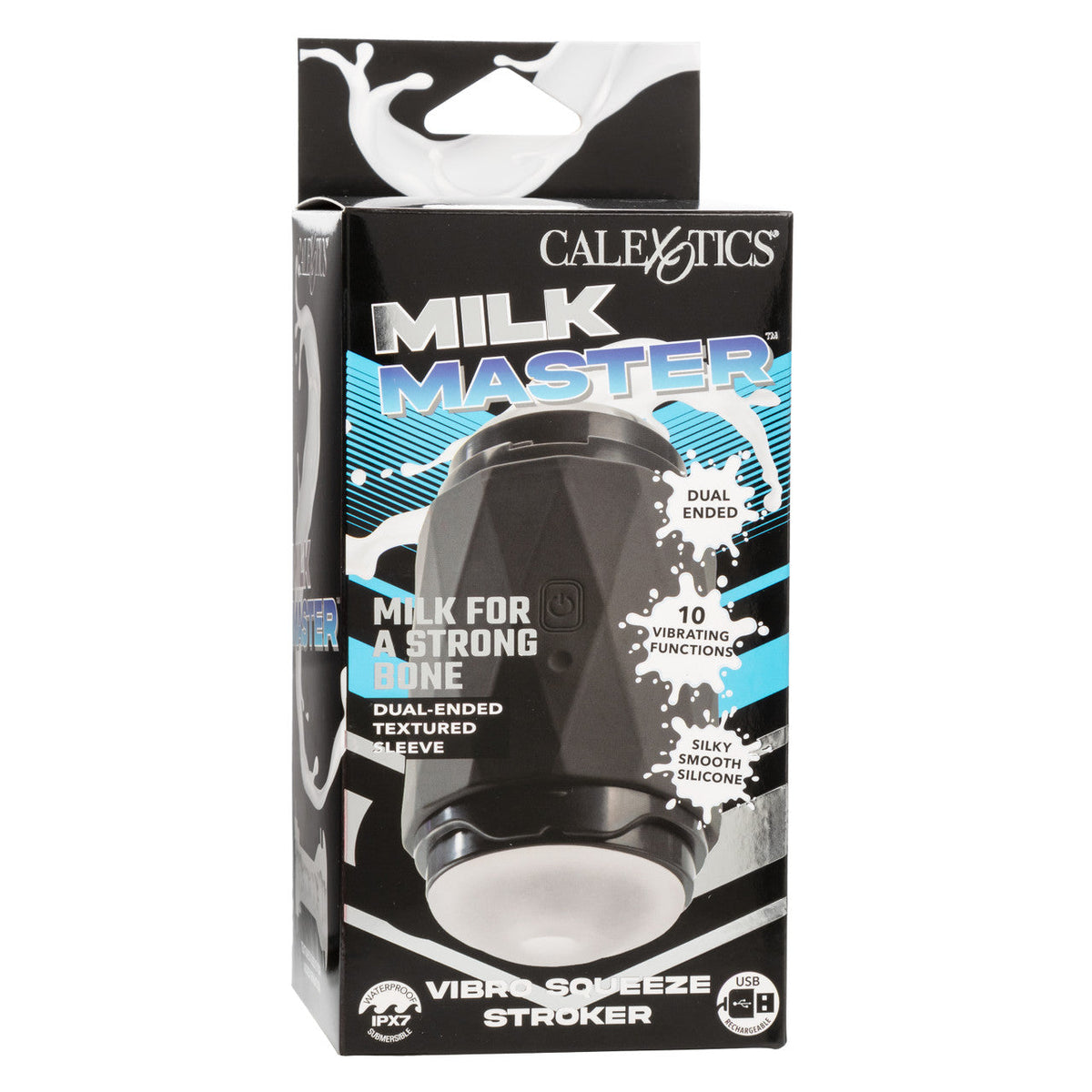 Milk Master Vibro Squeeze Stroker > Sex Toys For Men > Masturbators > Vibrating
