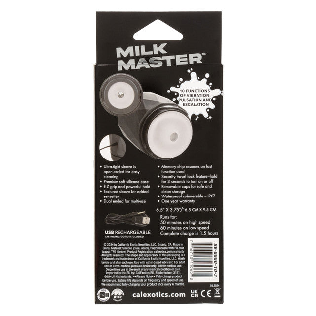 Milk Master Vibro Squeeze Stroker > Sex Toys For Men > Masturbators > Vibrating