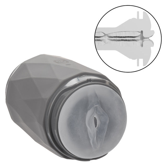 Milk Master Vibro Squeeze Pussy Stroker Dual Ended Masturbator > Sex Toys For Men > Masturbators > Vibrating