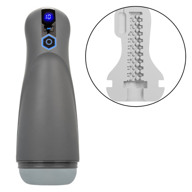 Milk Master Automatic Milker – Rechargeable Masturbator with Suction and Vibration > Sex Toys For Men > Masturbators > Vibrating
