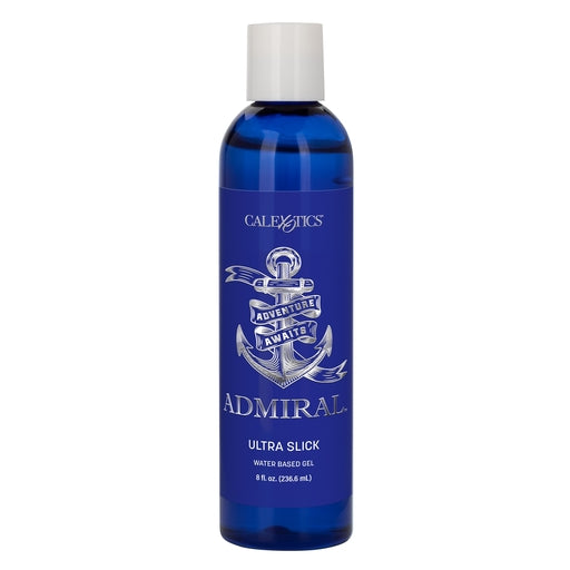 Admiral Ultra Slick Water Based Gel Lubricant 8 Fl Oz Clear Default Title Water Based Lube