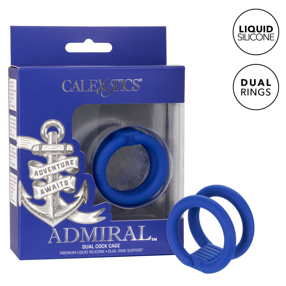Admiral Dual Cock Cage – Cock Cage > Bondage Gear > Male Chastity