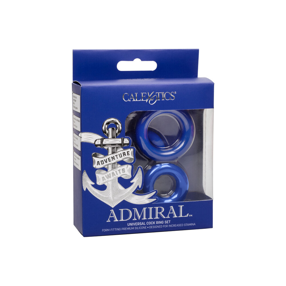 Admiral Universal Cock Ring Set – Gradual Size Silicone Rings Set > Cock Ring > Sets