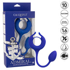 Admiral Weighted Cock Ring and Egg – Silicone Vibrating Cock Ring and Egg Set > Anal Range > Prostate Plugs