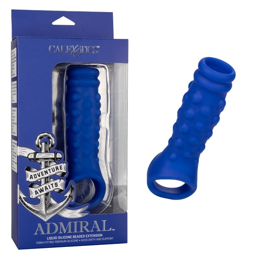 Admiral Beaded Extension 4 Inches Blue > Sex Toys For Men > Penis Extenders