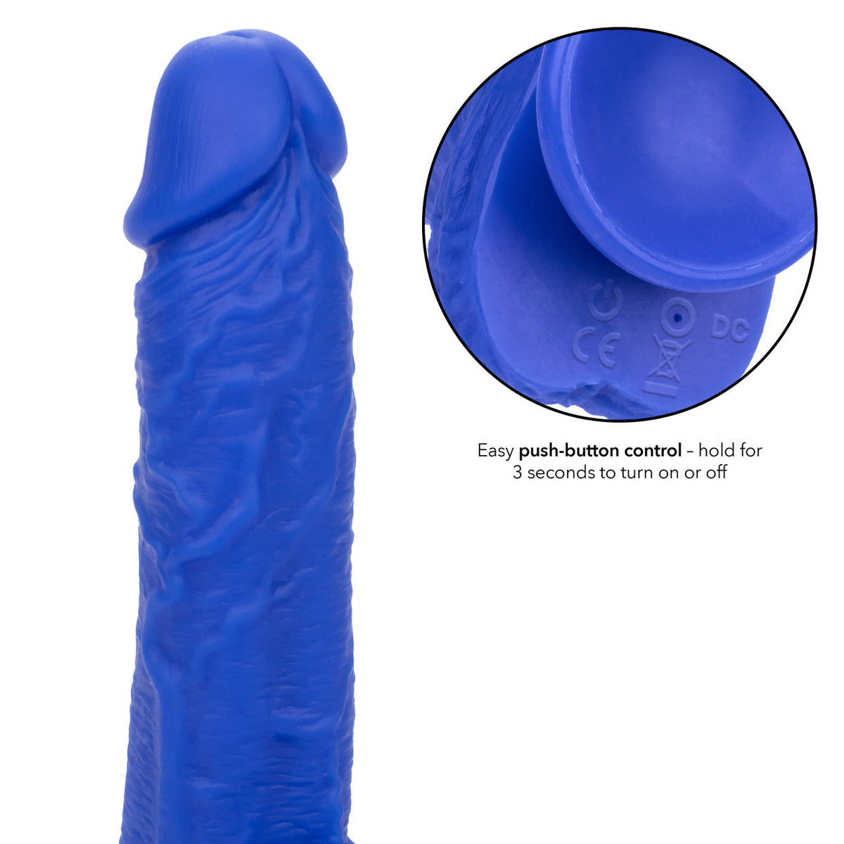 Admiral 7 Inch Vibrating Sailor Soft Liquid Silicone Dong with Suction Cup Base and Battery > Vibrators > Realistic Vibrators