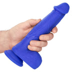 Admiral 8 Inch Vibrating Captain Blue Liquid Silicone Dong with Suction Cup and 10 Vibration Functions > Vibrators > Realistic Vibrators