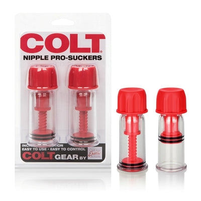 Colt Nipple Pro-Suckers Red Adjustable Vacuum Suction Set Default Title Nipple Suckers