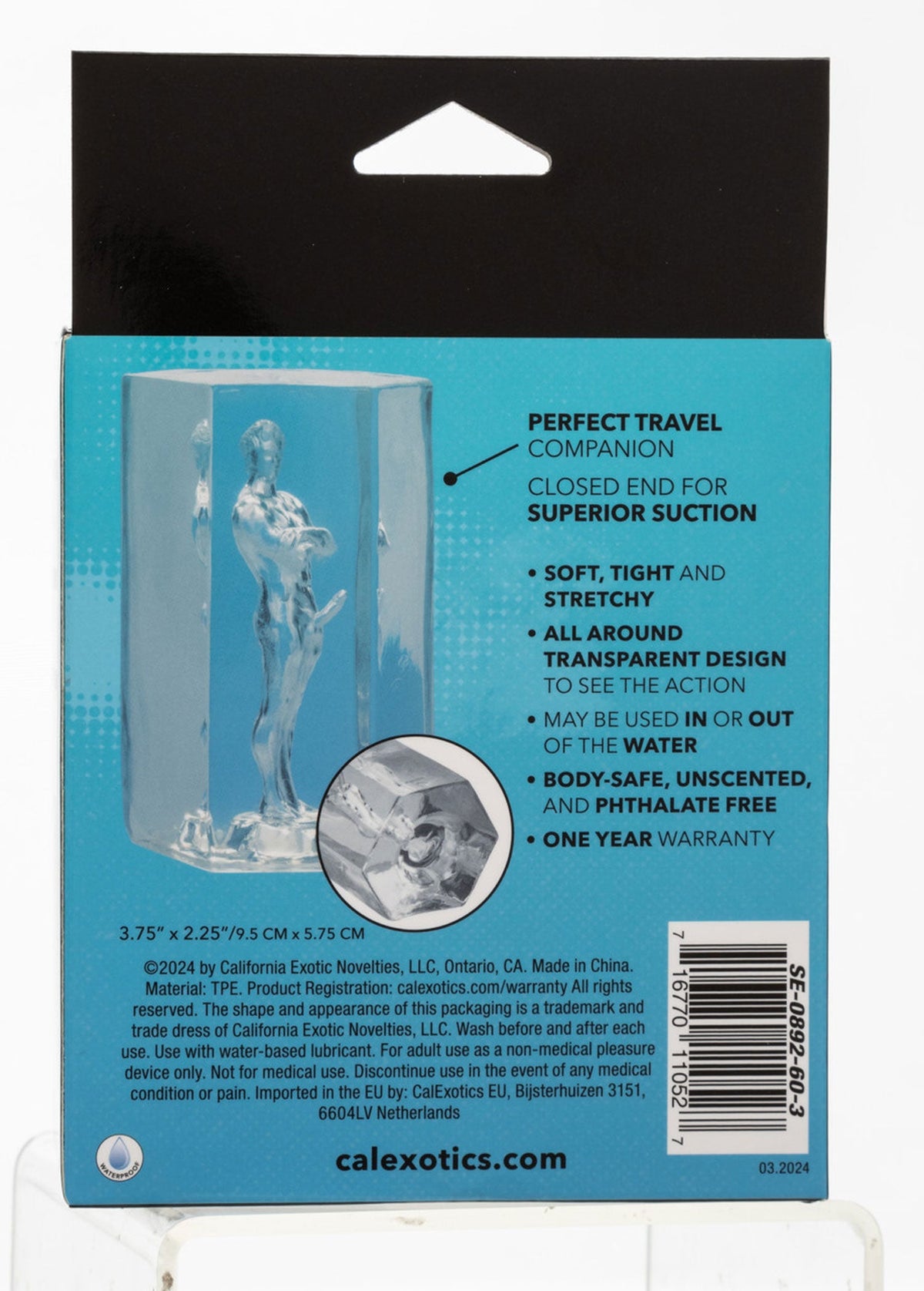 Guys Guys Guys™ Transparent Soft Stretchy Masturbator > Sex Toys For Men > Masturbators > Manual