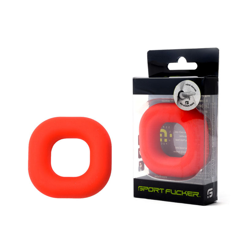 Sport Fucker Big Boner Ring – Cock and Ball Ring Red > Cock Ring > Single
