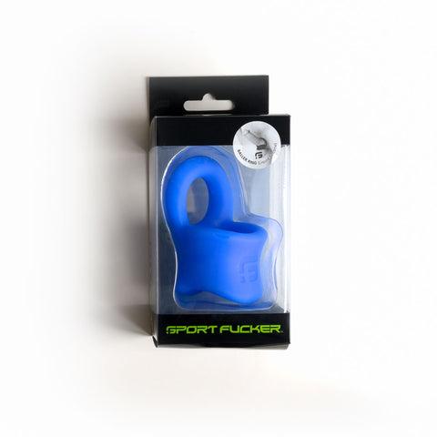 Sport Fucker Baller Ring - Cock Ring and Ball Stretcher - Blue COCK RINGS Sling