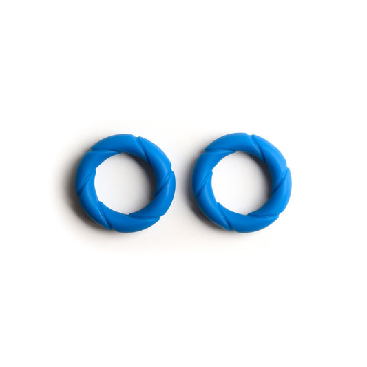 Sport Fucker Ready Rings - Blue Cock and Ball Ring