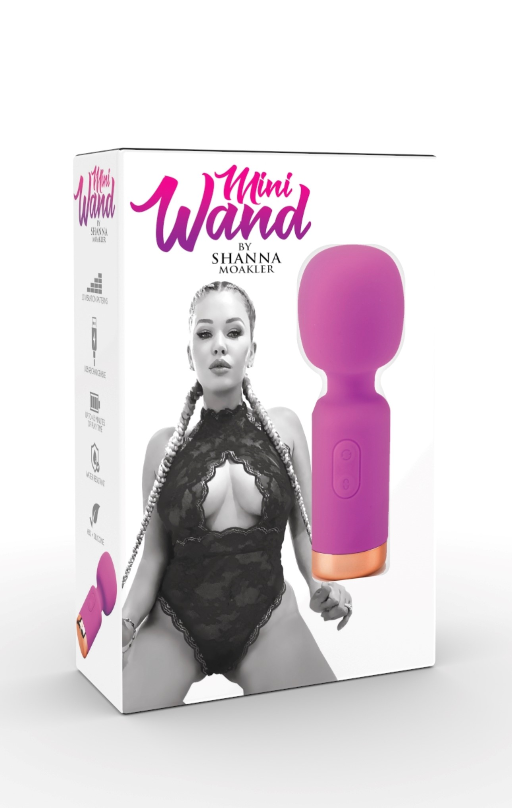 Mini Wand By Shanna Moakler Purple Compact Rechargeable Personal Massager Default Title Electric Massager