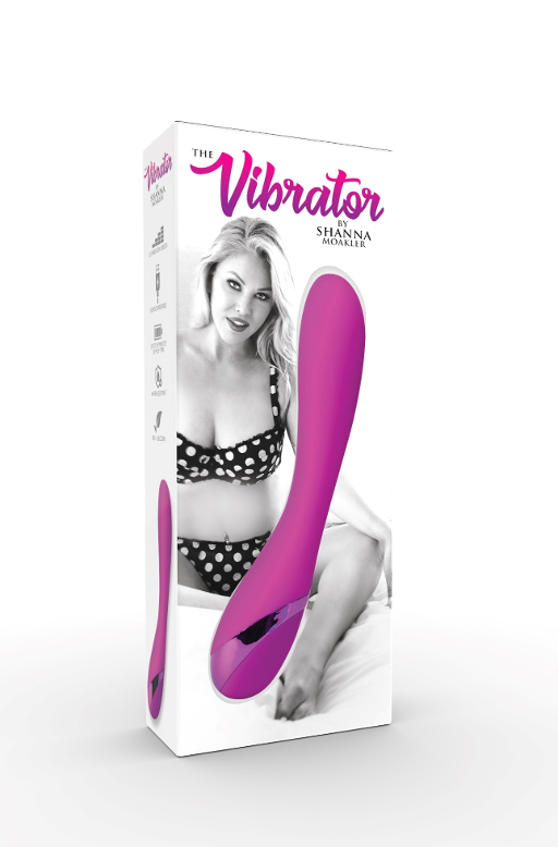The Vibrator By Shanna Moakler Pink Silicone G-Spot Vibrator with 10 Vibration Modes USB Rechargeable Default Title Vibrators