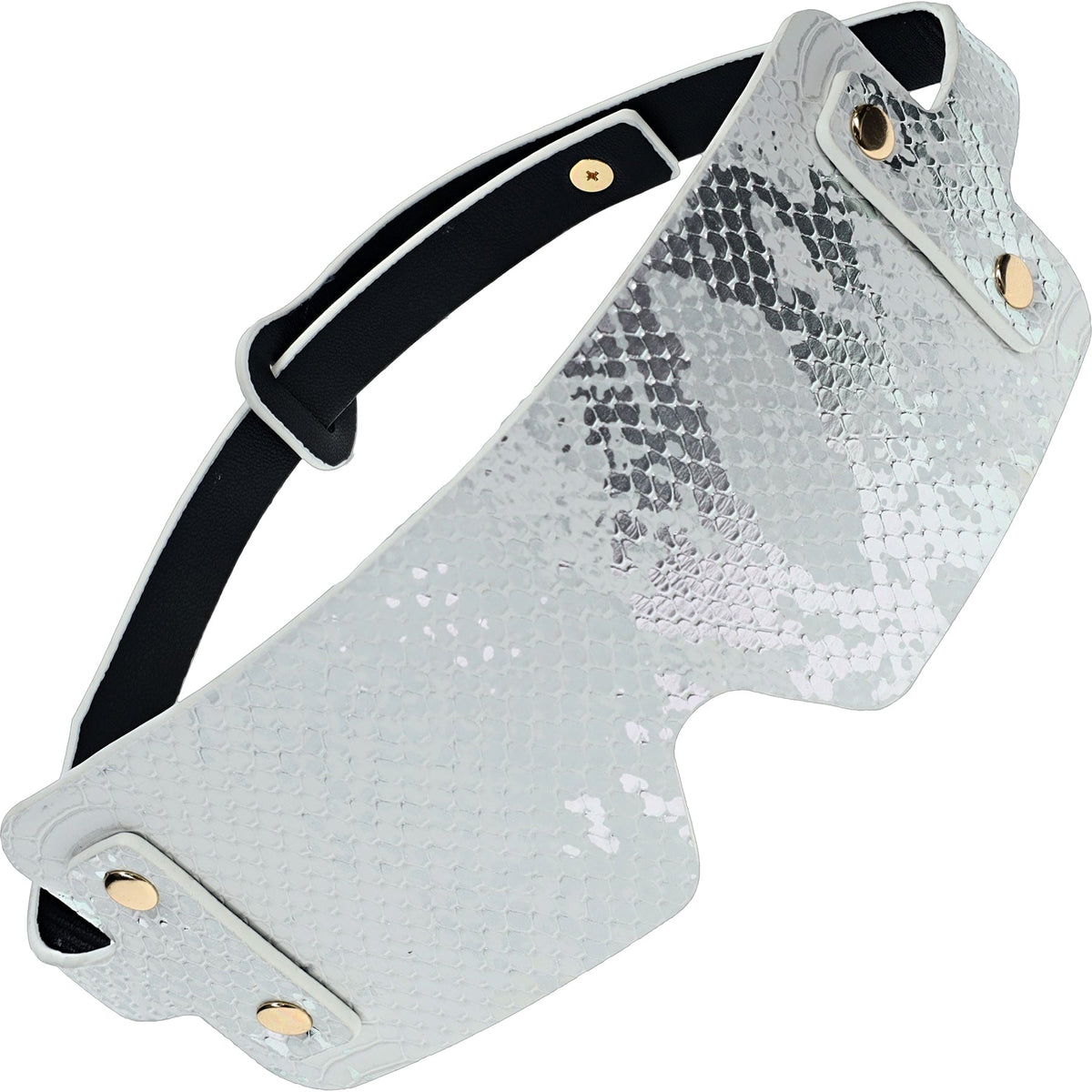 Ouch Florence Collection Bonded Leather Blindfold Sensual Intimacy Accessory > Bondage Gear > Blindfolds