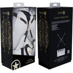 Ouch London Collection Hogtie Connectors PU Leather with Iridescent Hardware > Bondage Gear > Restraints