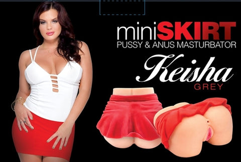 Mini Skirt Keisha Grey Pussy and Anus Masturbator Default Title Strokers - Celebrity