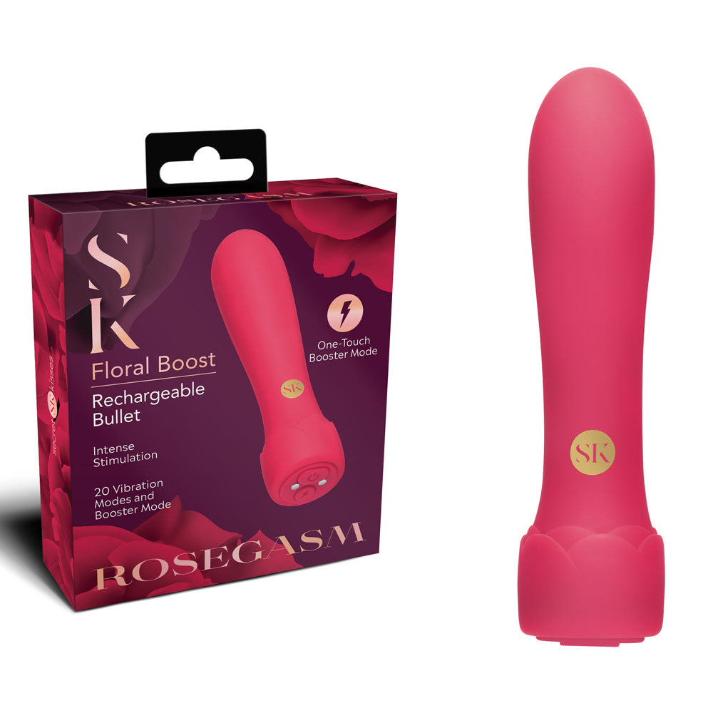 Rosegasm Floral Boost – Bullet Vibrator Default Title > Sex Toys For Ladies > Clitoral Vibrators and Stimulators