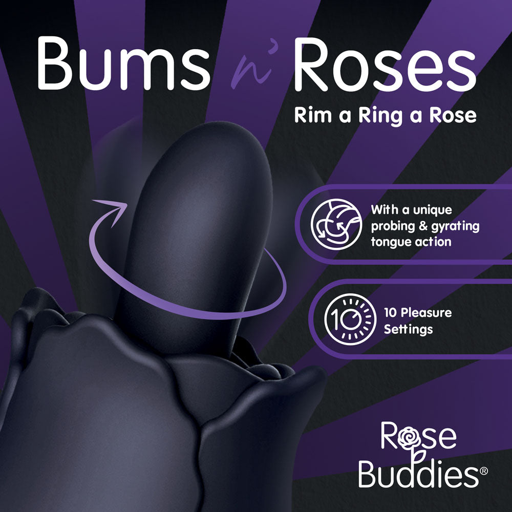 Skins Rose Buddies Bum and Roses – Silicone Butt Plug > Anal Range > Anal Probes