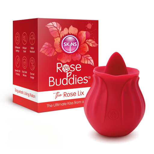 Skins Rose Buddies The Rose Flix – Clitoral Massager > Sex Toys For Ladies > Rose Stimulators