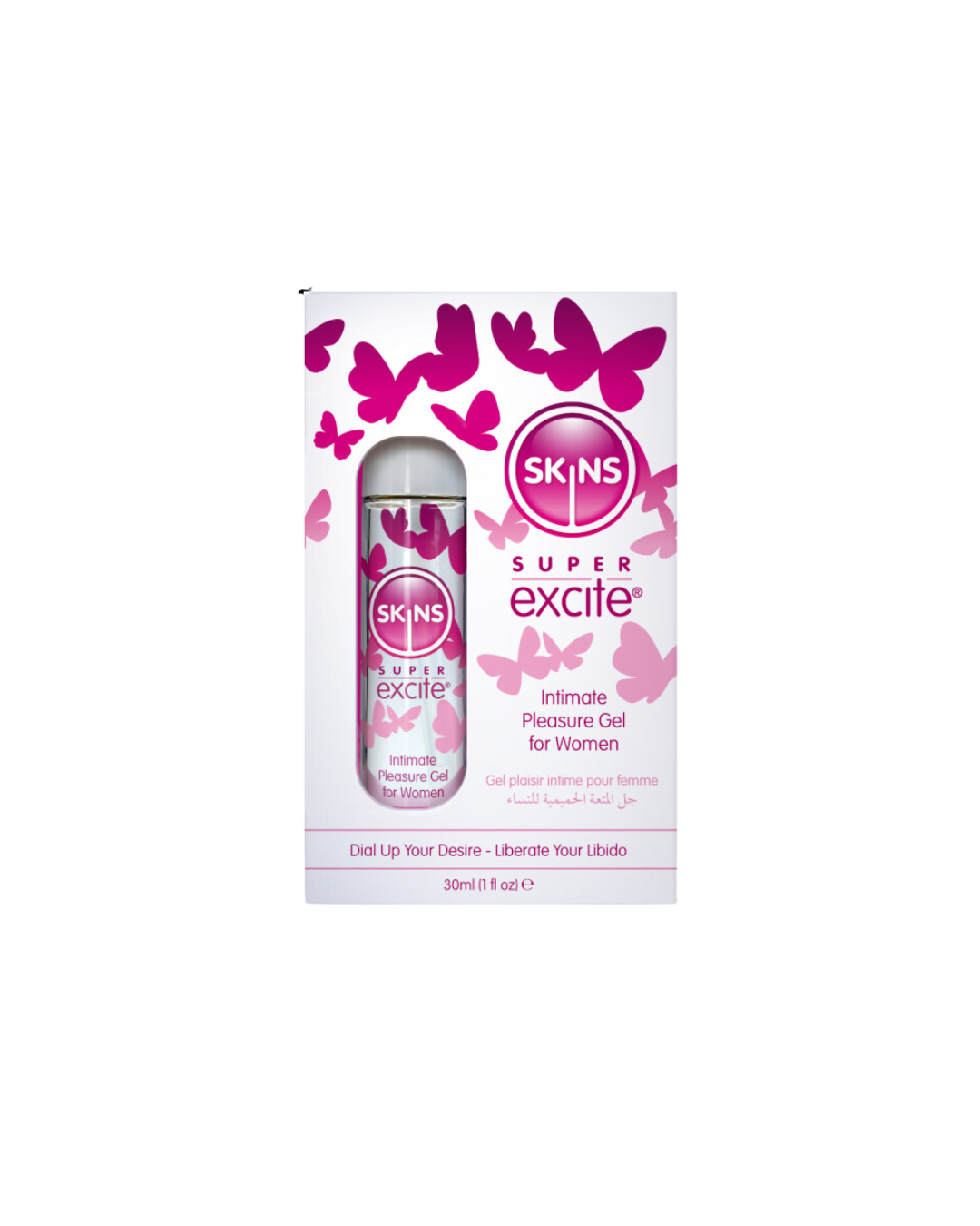 Skins Super Excite Clitoral Stimulation Gel 1 Fl Oz 30ml Default Title Enhancers Female