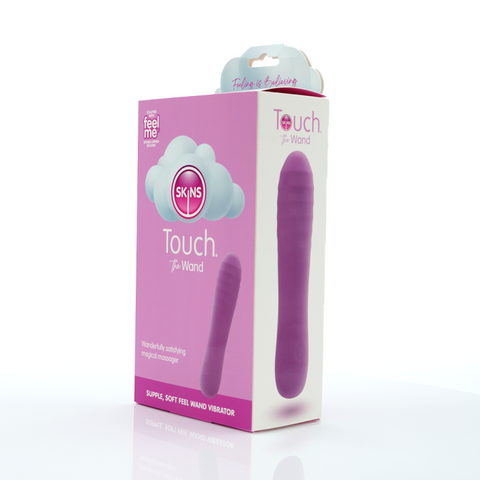 Skins Touch The Wand 165mm Silicone Pleasure Toy Pink Electric Massager