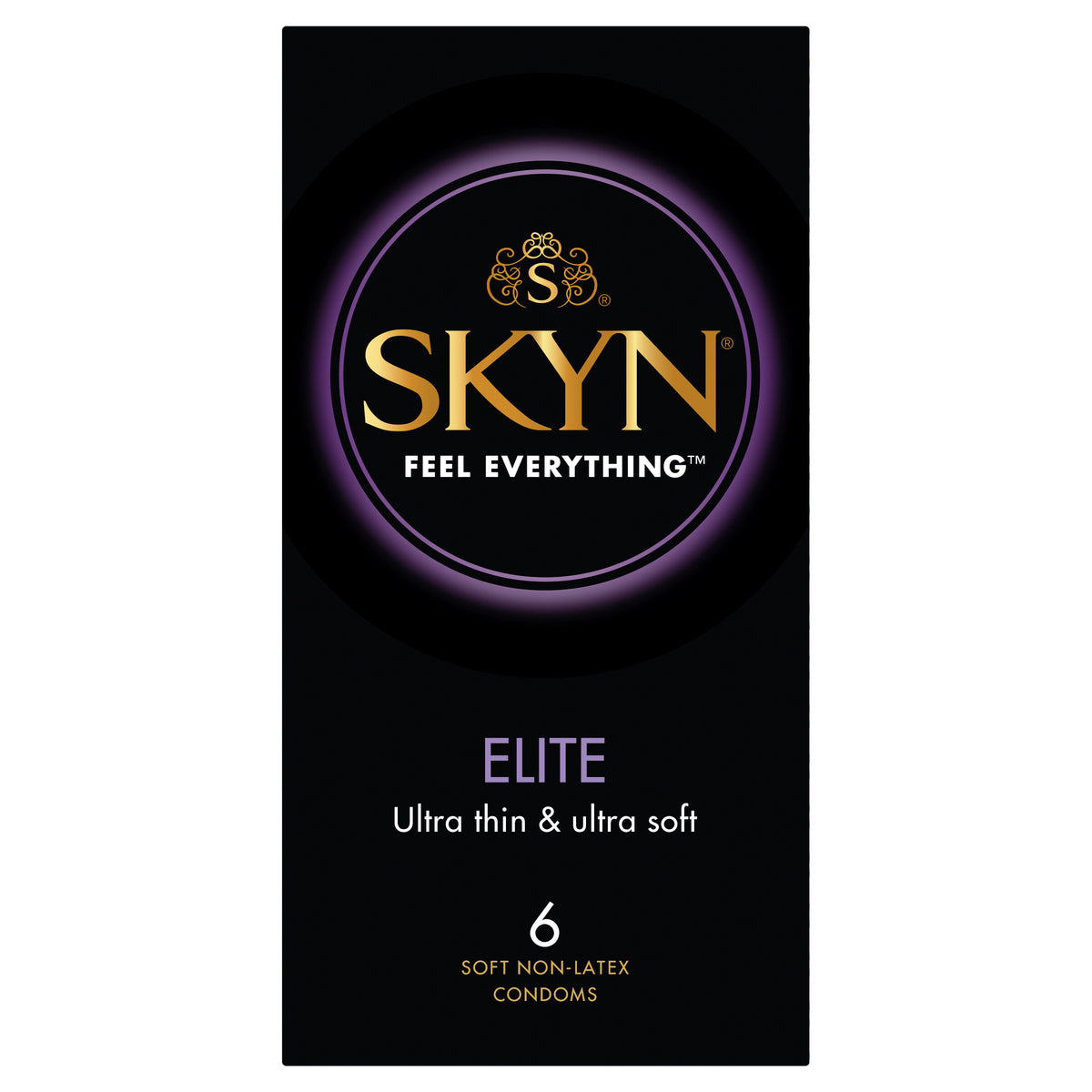Skyn Elite Ultra Thin Non-Latex Condom – Ultra Soft Natural Feeling 6. Pack > Essentials > Condoms > Non-Latex