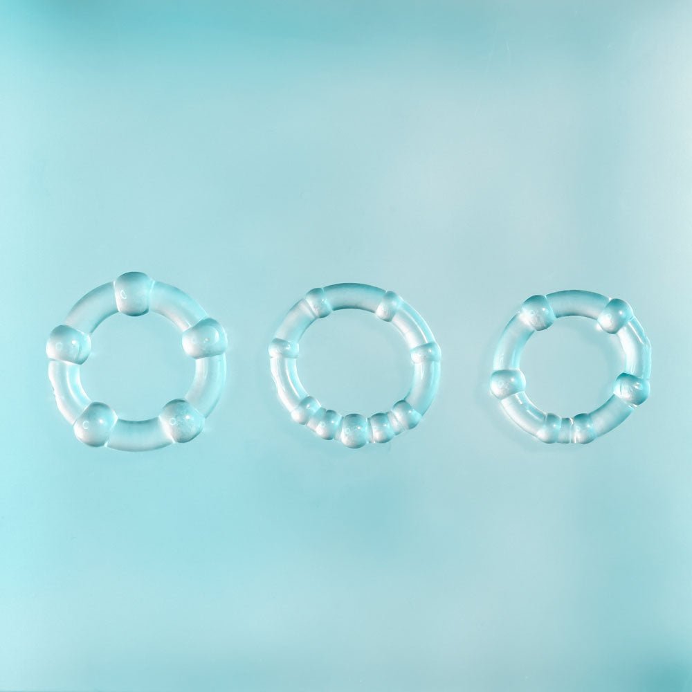 Selopa Cock Rings - Set of 3 for Enhanced Pleasure Cockrings