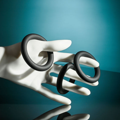 Selopa 3 Ring Circus 3-Piece Silicone Penis Ring Set Cockrings