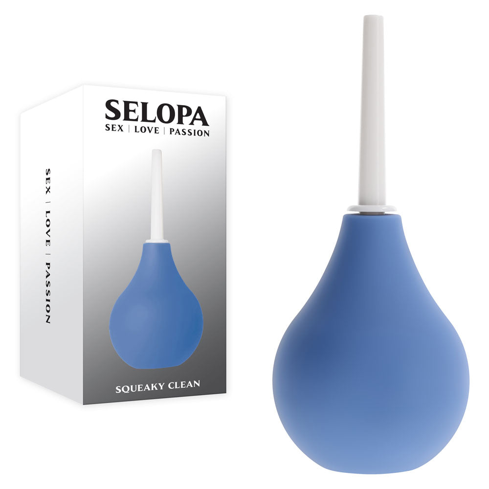 Selopa SQUEAKY CLEAN - Unisex Douche for Gentle Hygiene Blue Douches