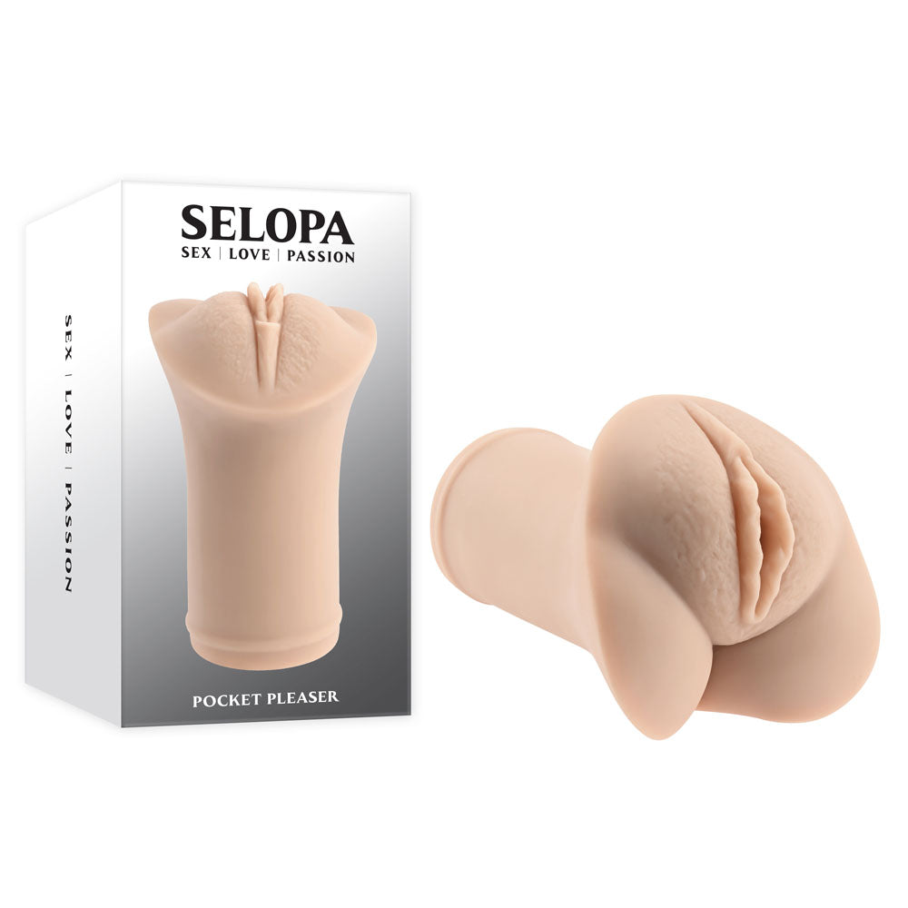 Selopa POCKET PLEASER - Light 11.9cm Soft Stroker