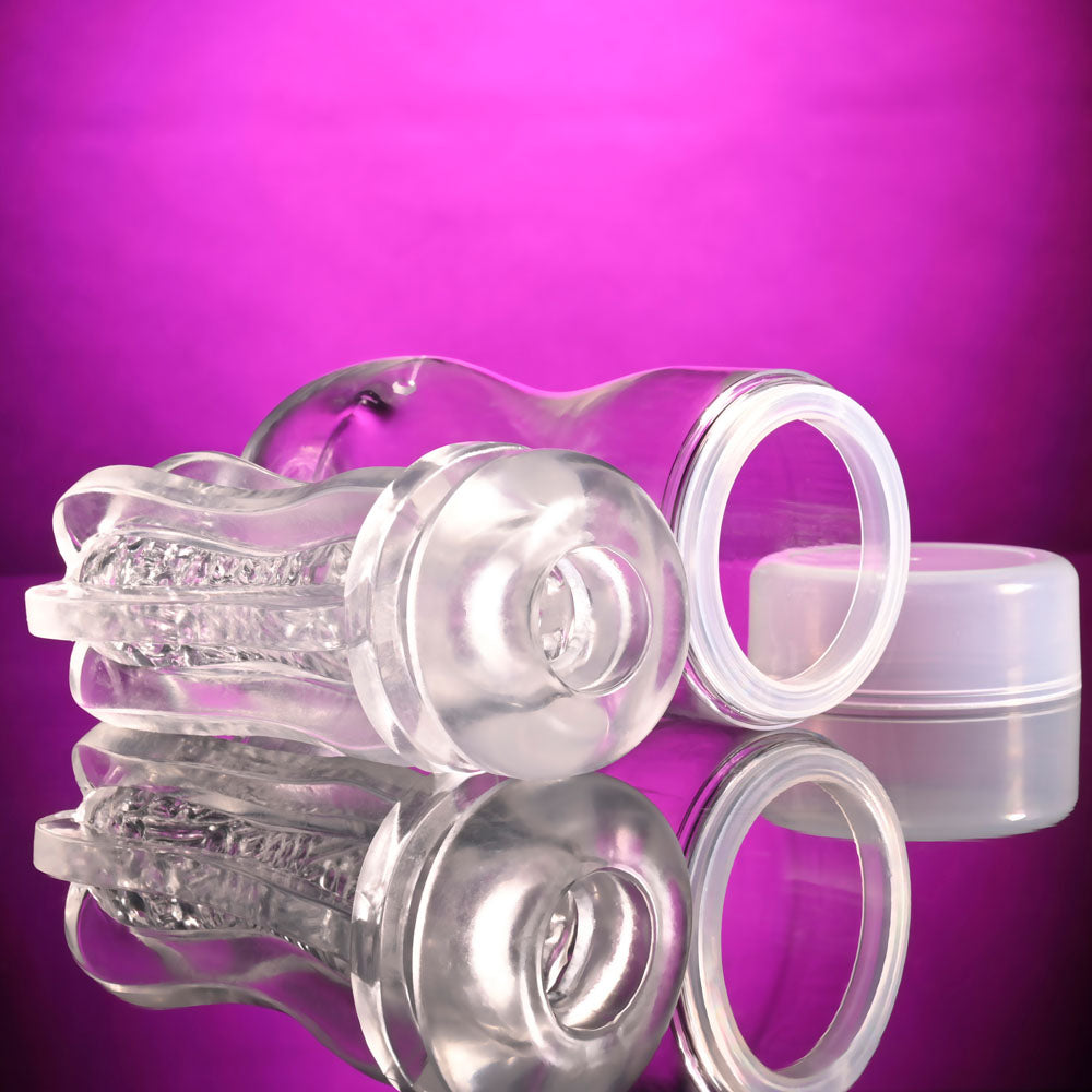 Selopa Stroke of Luck Stroker with Vibrating C-Ring > Sex Toys For Men > Masturbators > Vibrating