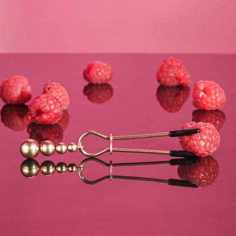 Selopa Beaded Nipple Clamps - Adjustable 5.7 Cm Size Nipple Clamps