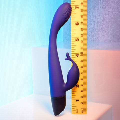 Selopa Plum Passion 18.3 cm USB Rechargeable Rabbit Vibrator VIBRATORS-RABBIT