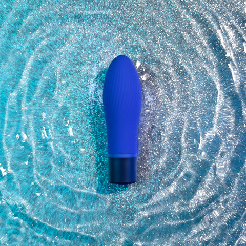 Selopa Cobalt Cutie - 4 Inch Silicone Rechargeable Bullet Vibrator BULLETS