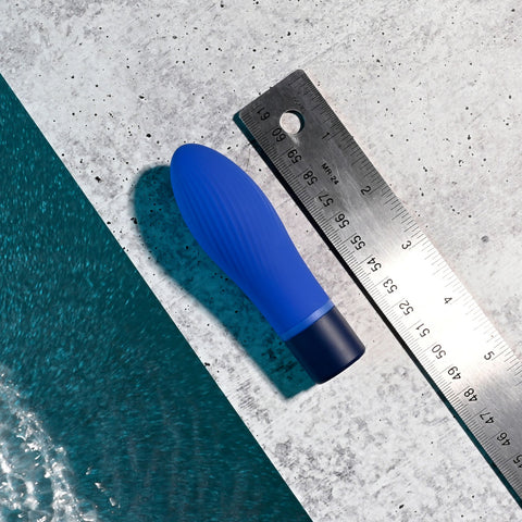 Selopa Cobalt Cutie - 4 Inch Silicone Rechargeable Bullet Vibrator BULLETS