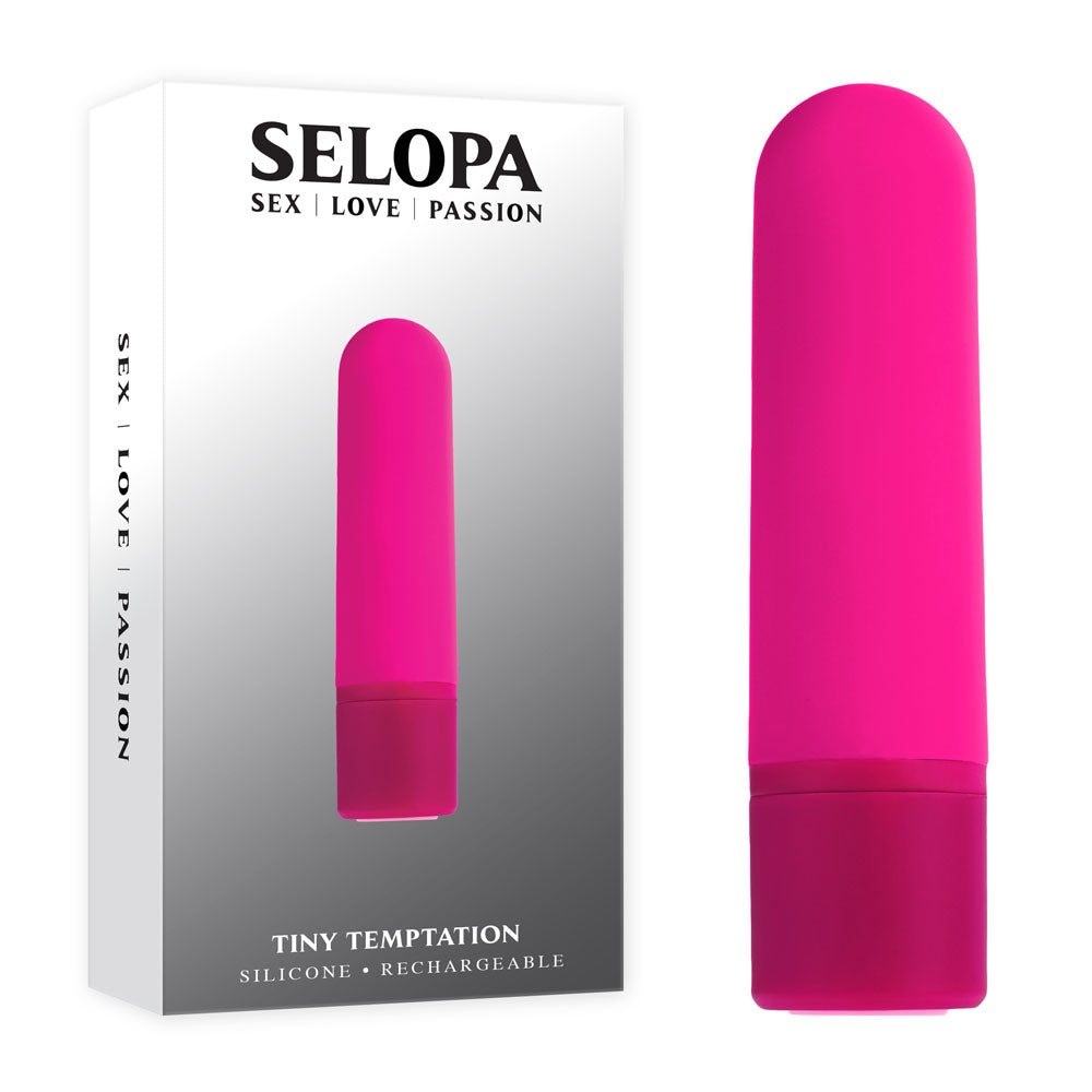 Selopa Tiny Temptation Vibrating Bullet Pink 9.2 cm > Vibrators > Mini Vibrators