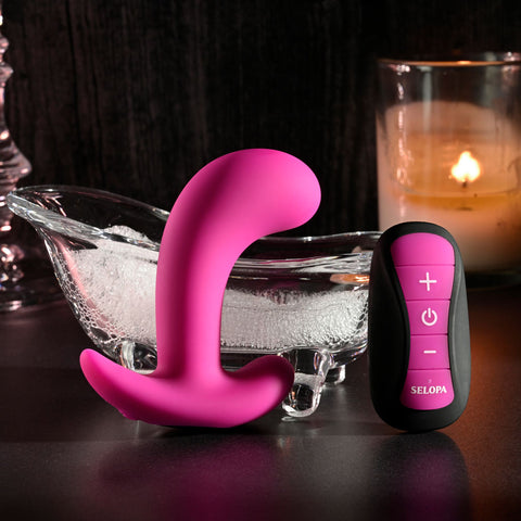 Selopa Hooking Up Remote-Control Prostate Vibe 9.5cm Prostate Tools
