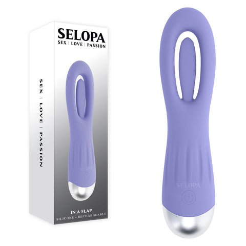 Selopa In A Flap 15 Centimeter USB Rechargeable Flicking Stimulator