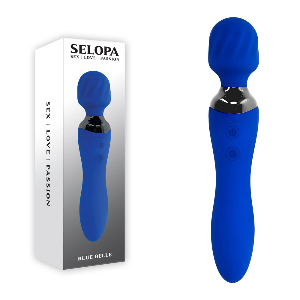 Blue Belle Double-Ended Vibrator with 7 Speeds Rechargeable > Sex Toys > Mini Massagers